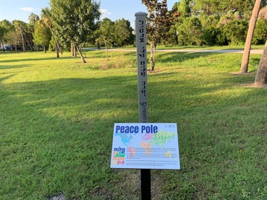 Peace Pole Sign