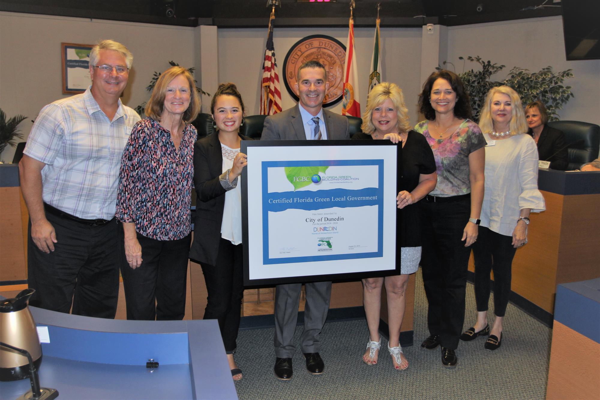Winners of the Platinum Level Green Local Government Certification